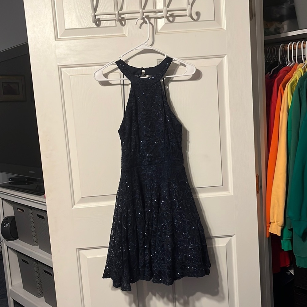 B.Darlin Navy Blue Dress